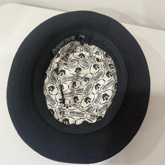 Goorin Brothers Fedora Hat Large Black Cap Wool Polyester Blend - Picture 3 of 7